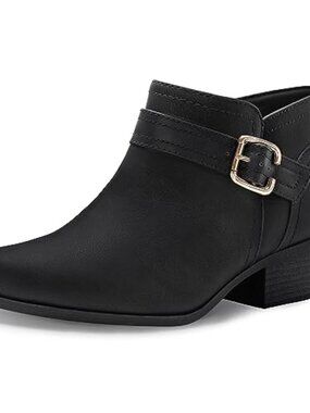 🆕 Women's Ankle Boots, Chunky Heel Short Boots for Women, Classic Pointed Toe